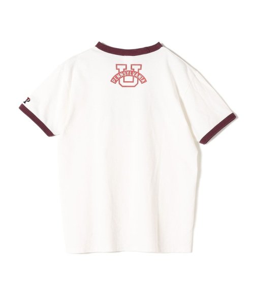 SHIPS WOMEN(シップス　ウィメン)/* カレッジ ロゴ リンガー ショート スリーブ TEE◇/img04