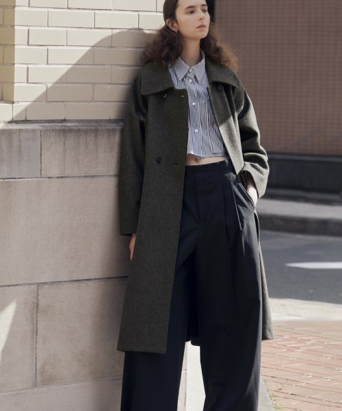 ウールボンディングロングコート ウールボンディングロングコート J2848813265(22000円)