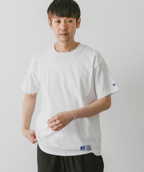 URBAN RESEARCH DOORS(アーバンリサーチドアーズ)/『別注』RUSSELL ATHLETIC×DOORS　USA Cotton Basic Tee/img04