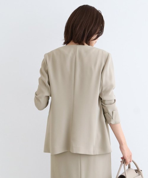 セール】【こなれSETUP/洗える】ノーカラージャケット(505399296  