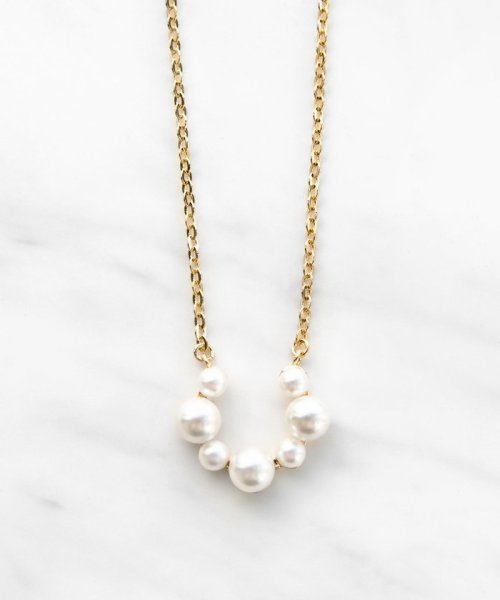 TOCCA(TOCCA)/FRILL PEARL HORSE SHOE NECKLACE ネックレス/img01