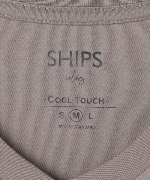 SHIPS Colors  MEN(シップスカラーズ　メン)/SHIPS Colors:〈接触冷感〉 シルケット コットン Vネック ポケット Tシャツ/img32