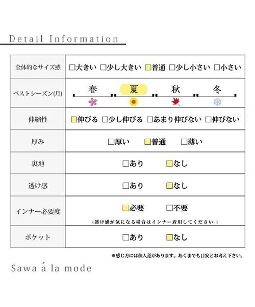 Sawa a la mode(サワアラモード)/デコルテ花レースカットソートップス/img33