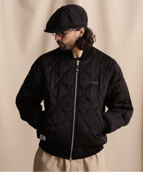 Schott(ショット)/WEB LIMITED/ONIONQUILTED JACKET OVALCHENILLE LOGO/オーバルシニールオニオンキルトジャケット/img02