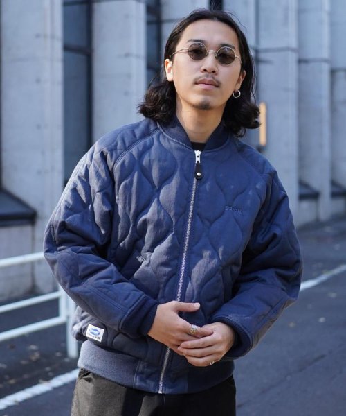 Schott(ショット)/WEB LIMITED/ONIONQUILTED JACKET OVALCHENILLE LOGO/オーバルシニールオニオンキルトジャケット/img15