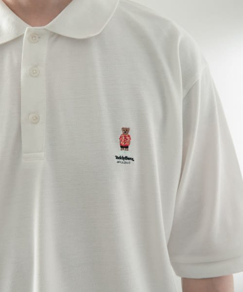 ITEMS URBANRESEARCH(アイテムズアーバンリサーチ（メンズ）)/TEDDY BEAR ワンポイント刺繍ポロシャツ/img19