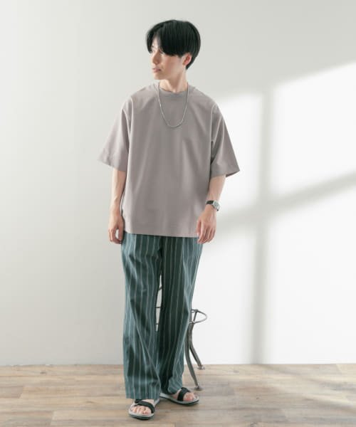 ITEMS URBANRESEARCH(アイテムズアーバンリサーチ（メンズ）)/コットンリネン ストライプパンツ/img22