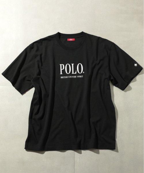 POLO BCS(ポロ　ビーシーエス)/◎別注コラボアイテム◎【POLO BCS / ポロ・ビーシーエス】USコットン オーバーサイズ POLO ロゴプリントT ユニセックス 半袖 クルーネック/img04