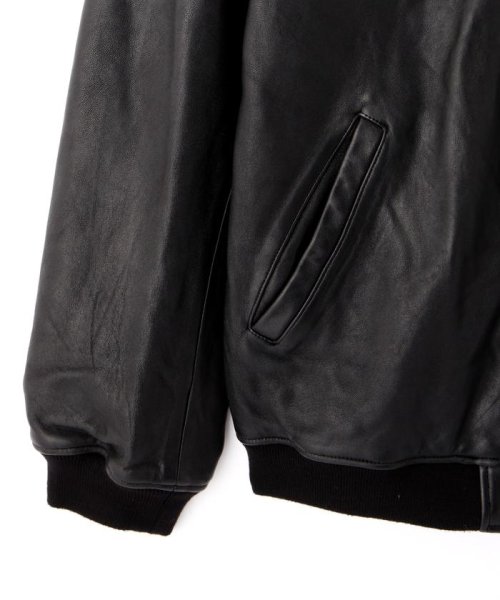 LEATHER JACKET BOWERY/レザージャケット バワリー MA－1 