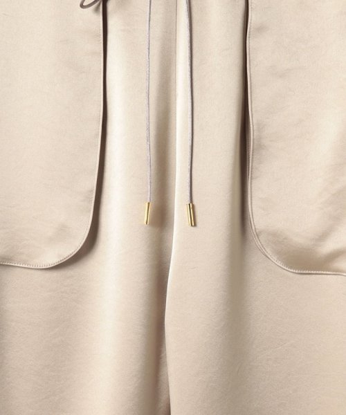 サテンイージーパンツ 