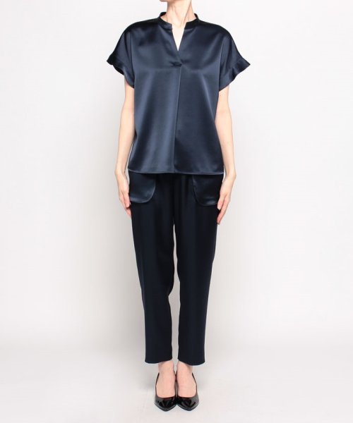 サテンイージーパンツ 