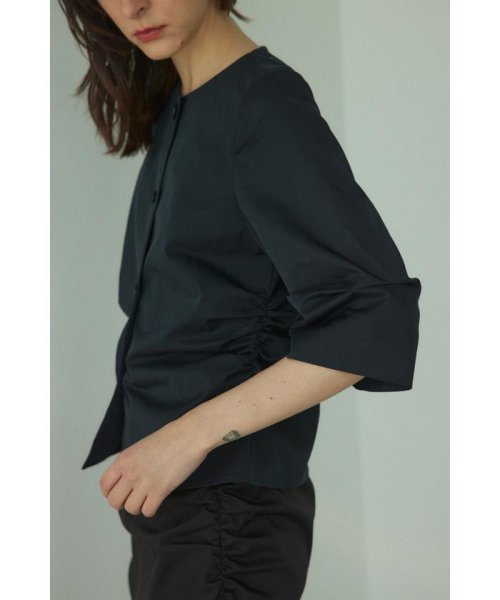 BLACK BY MOUSSY(ブラックバイマウジー)/tuck sleeve shirt/img14