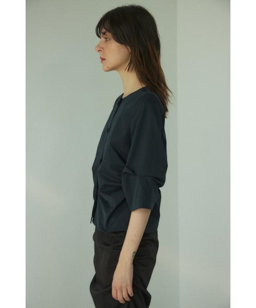 BLACK BY MOUSSY(ブラックバイマウジー)/tuck sleeve shirt/img16