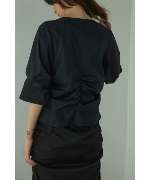 BLACK BY MOUSSY(ブラックバイマウジー)/tuck sleeve shirt/img19