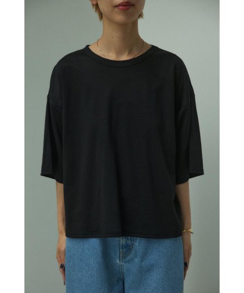 BLACK BY MOUSSY(ブラックバイマウジー)/half sleeve loose t－shirt/img03