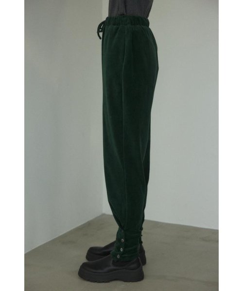 BLACK BY MOUSSY(ブラックバイマウジー)/hem button velour pants/img13