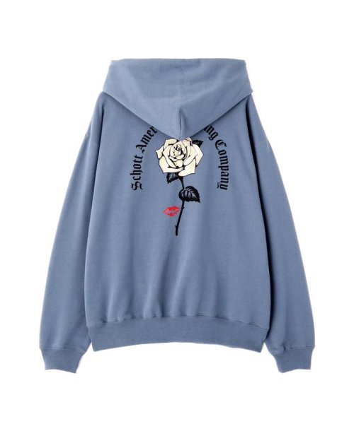 Schott(ショット)/WEB LIMITED/HOODED SWEAT DOLLER ROSE/ダラーローズ パーカー/img06