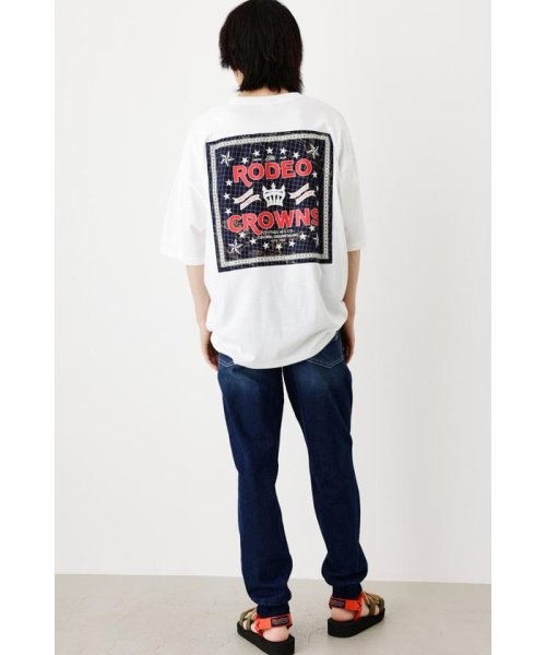 RODEO CROWNS WIDE BOWL(ロデオクラウンズワイドボウル)/メンズレトロバンダナパッチTシャツ/img05