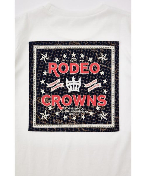 RODEO CROWNS WIDE BOWL(ロデオクラウンズワイドボウル)/キッズ レトロバンダナパッチTシャツ/img02