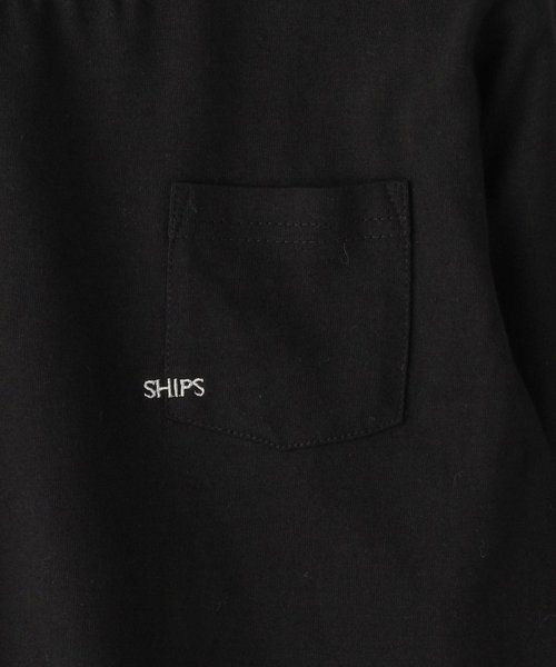 SHIPS KIDS(シップスキッズ)/*SHIPS KIDS:100～160cm / ＜家族おそろい＞SHIPS マイクロロゴ ロングスリーブ TEE/img58