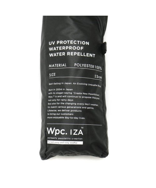Wpc．(Wpc．)/Wpc. 傘 折りたたみ ダブリュピーシー Wpc. IZA Type:Compact 日傘 晴雨兼用 遮光 UVカット カサ かさ ZA003/img19