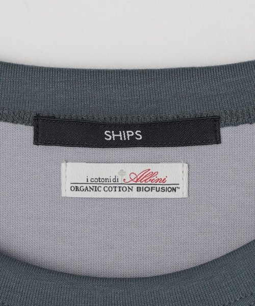 SHIPS MEN(シップス　メン)/SHIPS: Albini オーガニックコットン リンガー Tシャツ/img46