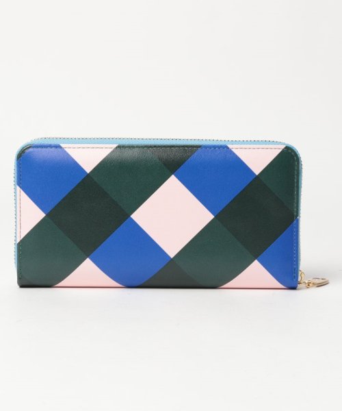 くもネコチェック 財布 ラウンドファスナー長財布  I1586760374(12100円)