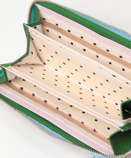 くもネコチェック 財布 ラウンドファスナー長財布  I1586760374(12100円)