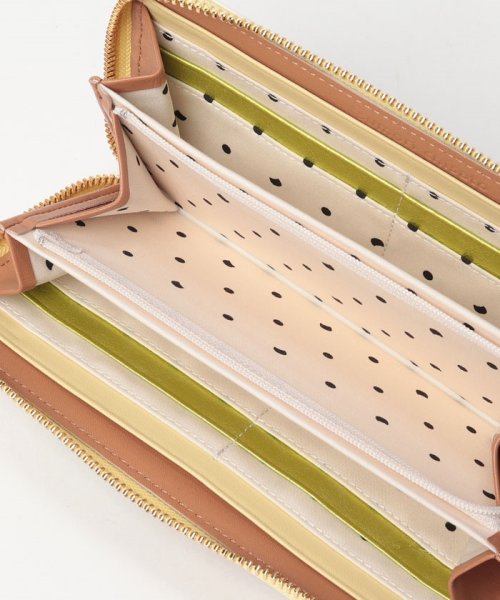 くもネコチェック 財布 ラウンドファスナー長財布  I1586760374(12100円)