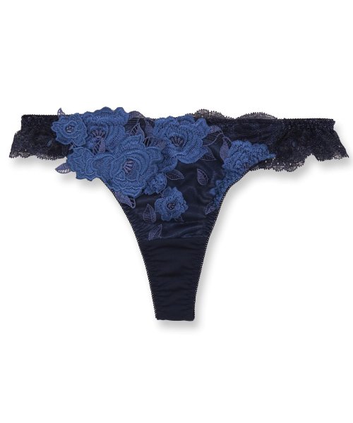 fran de lingerie(フランデランジェリー)/ゴージャス薔薇刺繍フェミニンヒップに 「グレースイストグランデ タンガ」 Tバック タンガ/img13