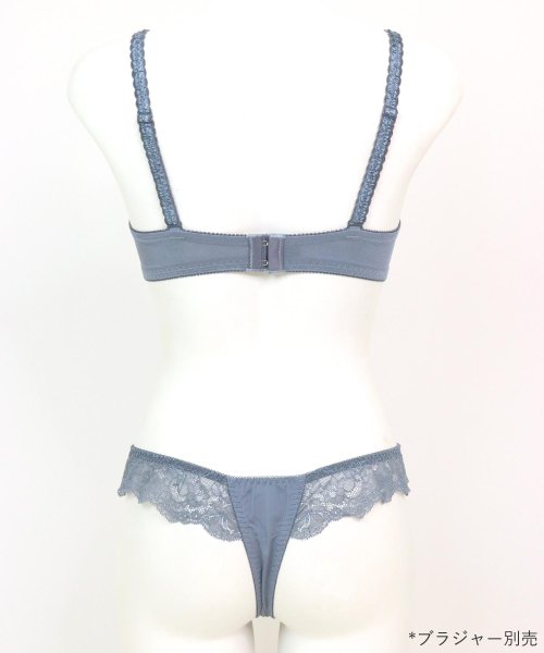 fran de lingerie(フランデランジェリー)/ゴージャス薔薇刺繍フェミニンヒップに 「グレースイストグランデ タンガ」 Tバック タンガ/img18