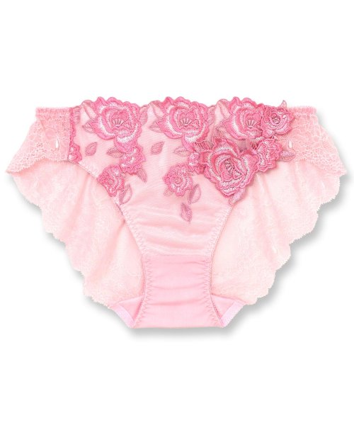 fran de lingerie(フランデランジェリー)/ゴージャス薔薇刺繍美しさも、機能も 「グレースイストグランデ バックレース」 バックレースショーツ/img17