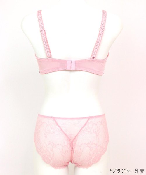 fran de lingerie(フランデランジェリー)/ゴージャス薔薇刺繍美しさも、機能も 「グレースイストグランデ バックレース」 バックレースショーツ/img23
