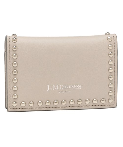 J&M DAVIDSON(ジェイアンドエム　デヴィッドソン)/ジェイアンドエムデヴィッドソン カードケース グレー レディース J&M DAVIDSON SBCC1XX SCXX 910S/img01