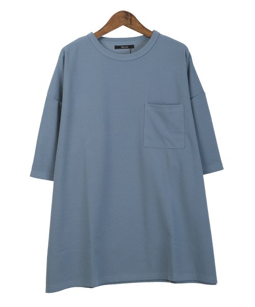 LUXSTYLE(ラグスタイル)/梨地BIGクルーネックTシャツ/Tシャツ メンズ 半袖 半袖Tシャツ 梨地 ビッグシルエット オーバーサイズ/img08