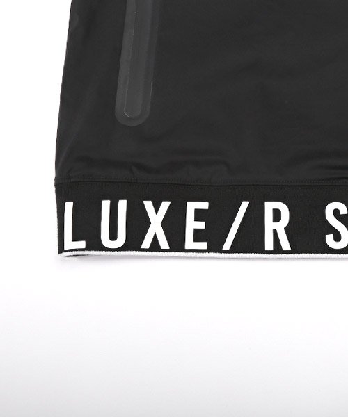 LUXSTYLE(ラグスタイル)/LUXE/R(ラグジュ)ジャガードリブロゴ半袖パーカー/パーカー 半袖 メンズ Tパーカー ロゴ プリント 止水ジップ/img20