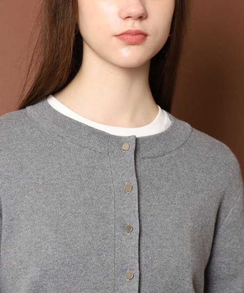 【CLASSY.11月号掲載】ウォッシャブルコットンカシミヤカーディガン 