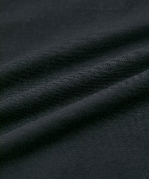 VIS(ビス)/【汗染み防止・洗える】フロントロゴ刺繍チビTシャツ/img20
