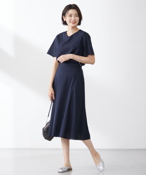 J.PRESS LADIES（LARGE SIZE）(J．プレス　レディス（大きいサイズ）)/カールマイヤーシアー シャドーストライプ カットソー/img01