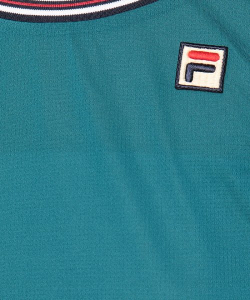 FILA（ZETT Ladies）(フィラ（ゼット　レディース）)/【テニス】アシンメトリ― 切替ノースリーブTシャツ スポーツウェア レディース/img14