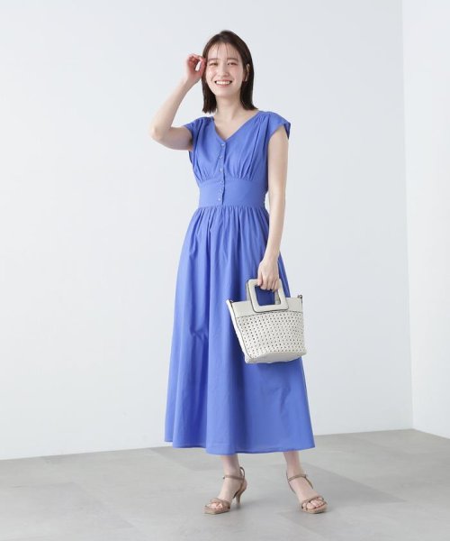 N Natural Beauty Basic(エヌナチュラルビューティベーシック)/Vネックギャザーワンピース《S Size Line》/img47