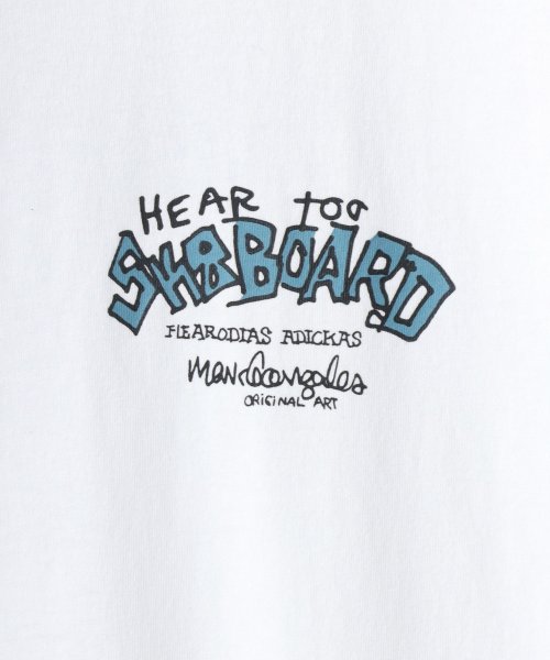 LAZAR(ラザル)/【Lazar】MARK GONZALES /マークゴンザレス オーバーサイズ ストリート バックプリント 半袖Tシャツ メンズ カジュアル トップス/img03