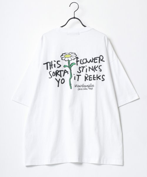 LAZAR(ラザル)/【Lazar】MARK GONZALES /マークゴンザレス オーバーサイズ ストリート バックプリント 半袖Tシャツ メンズ カジュアル トップス/img12