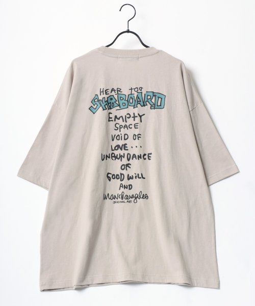 LAZAR(ラザル)/【Lazar】MARK GONZALES /マークゴンザレス オーバーサイズ ストリート バックプリント 半袖Tシャツ メンズ カジュアル トップス/img30