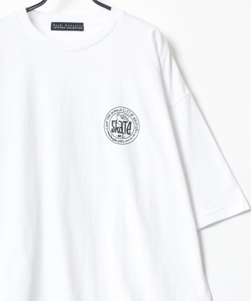 LAZAR(ラザル)/【Lazar】MARK GONZALES /マークゴンザレス オーバーサイズ ストリート バックプリント 半袖Tシャツ メンズ カジュアル トップス/img35