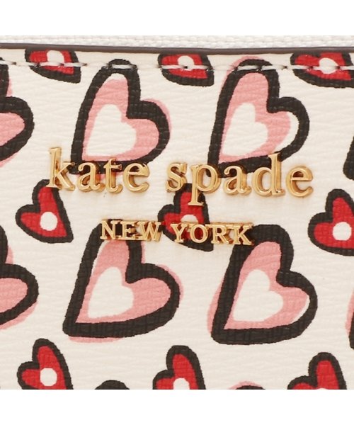 kate spade new york(ケイトスペードニューヨーク)/ケイトスペード 長財布 ハートモチーフ レッド マルチ レディース KATE SPADE KA063 250/img06