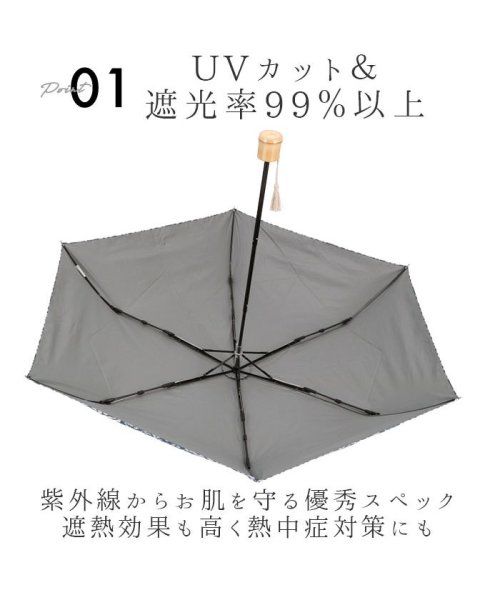 BACKYARD FAMILY(バックヤードファミリー)/河馬印本舗 晴雨兼用折りたたみ日傘 50cm/img01