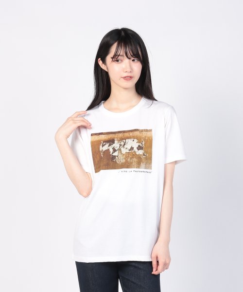 agnes b. FEMME OUTLET(アニエスベー　ファム　アウトレット)/【Outlet】【ユニセックス】NT91 TS Special 40ans Photo Agnes Tシャツ/img01