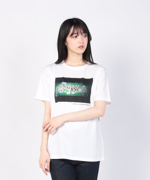 agnes b. FEMME OUTLET(アニエスベー　ファム　アウトレット)/【Outlet】【ユニセックス】NT93 TS Special 40ans Photo Agnes Tシャツ/img01