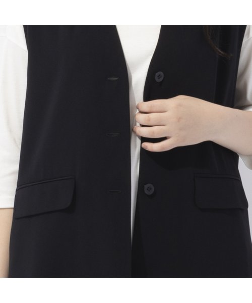 【Sprout.】マットサテン　ロングベスト［セットアップ可］ Sprout リリアンビューティ　スプラウト